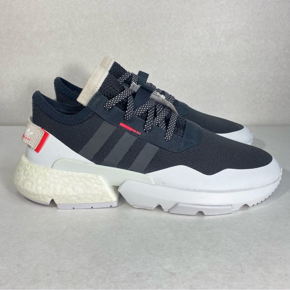NEW ADIDAS Originals POD-3.1 Running Shoes EF1828 Black/White; Men’s Size 12